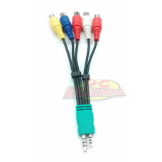 CABLE PLUG 3,5mm Y 2,5mm 4CONTACTOS / 5RCA SAMSUNG